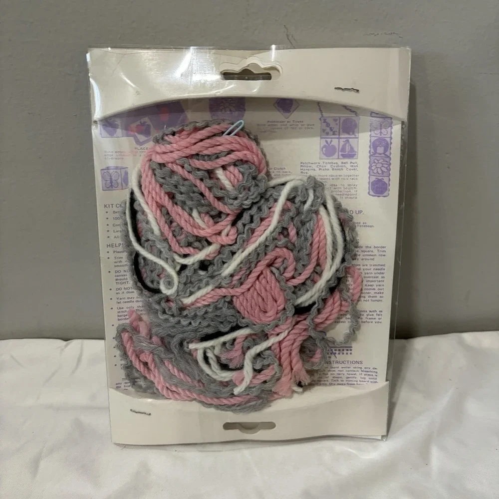 Vtg‎ Betty's Quickpoint Needlepoint Stitchery KIT Koala Picture Block Latch NEW